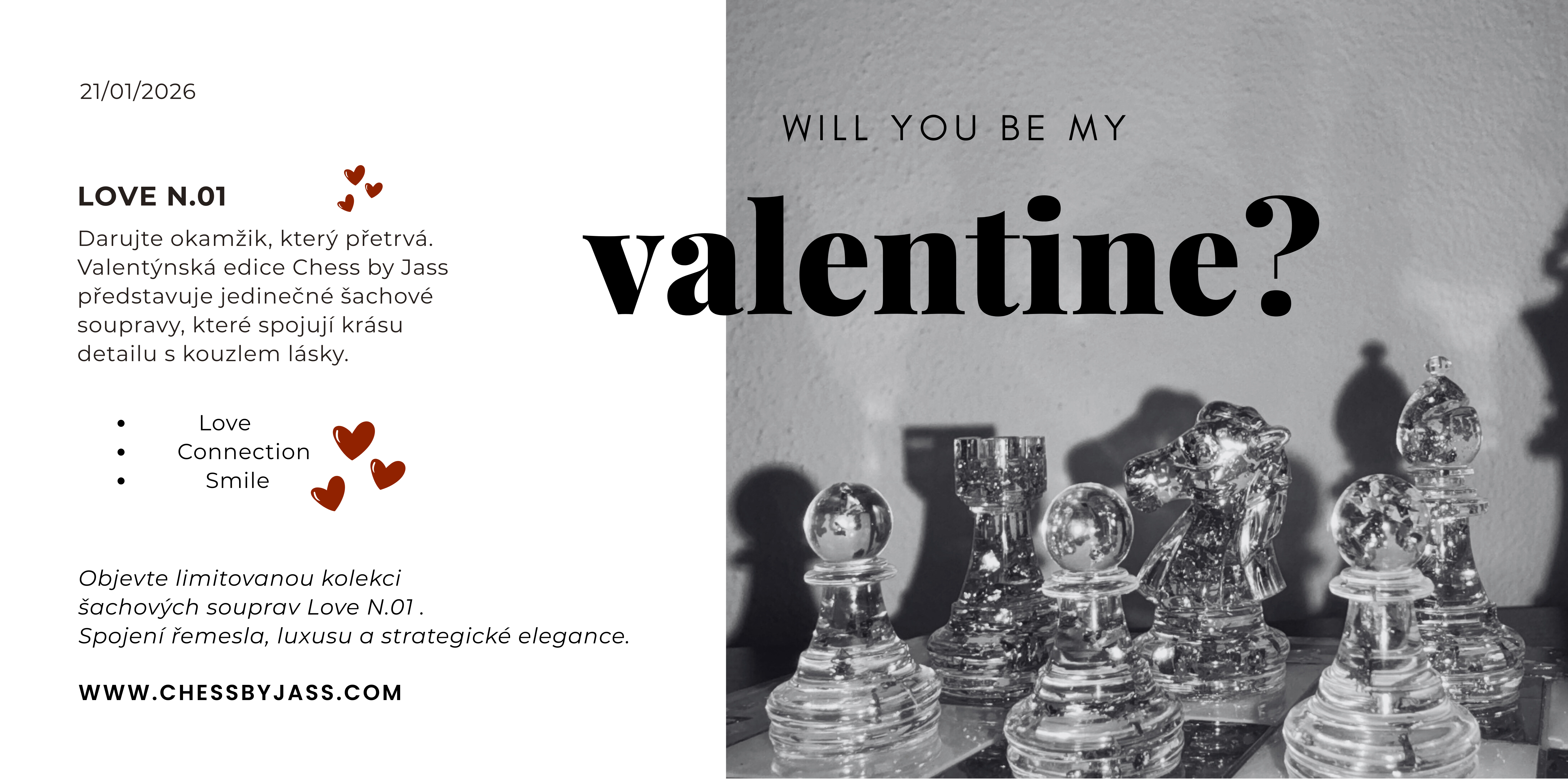 Kopie návrhu Black and White Clean Fashion Landscape Banner